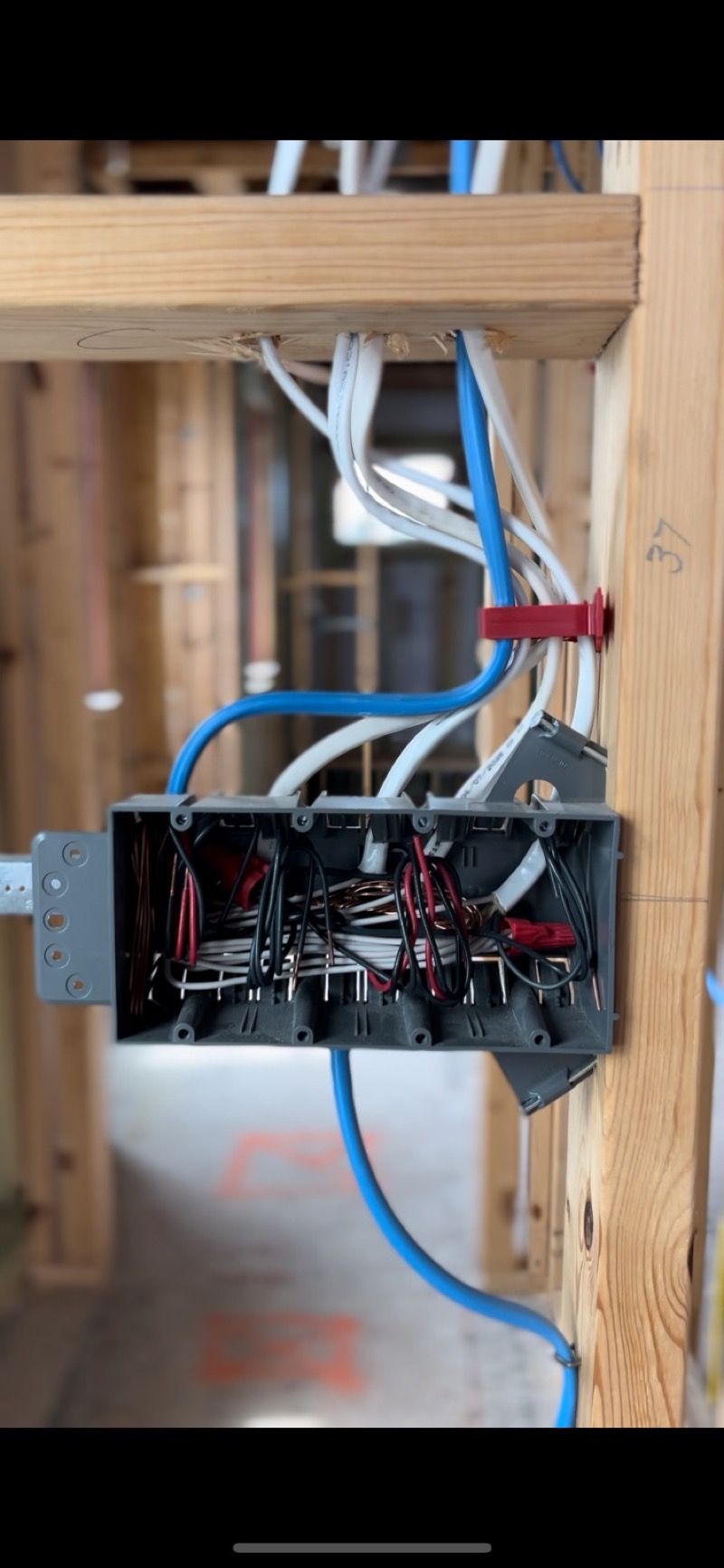 Closeup of new electrical panel installed in Hudson